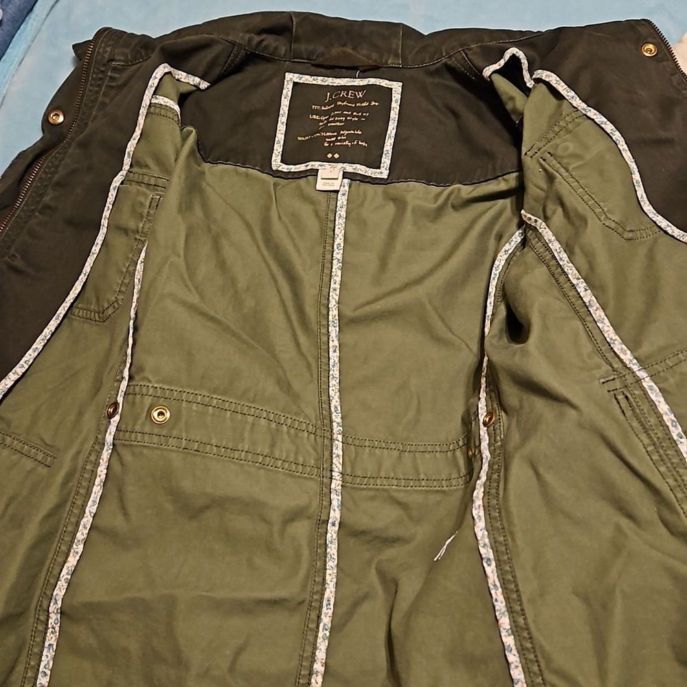 J.CREW Fit & Relaxed Boyfriend Field Jacket Size Small EUC - Picture 7 of 11